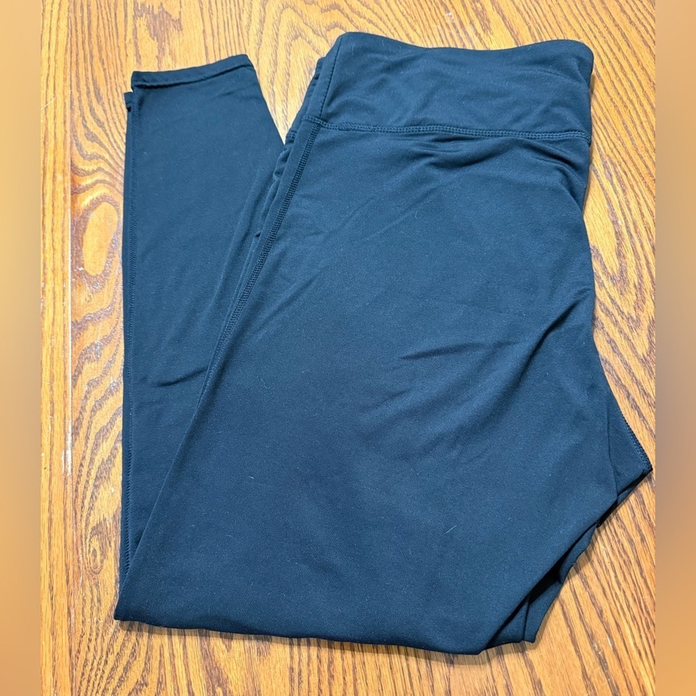 Daisy Fuentes Black Leggings Size 2X Plus Size